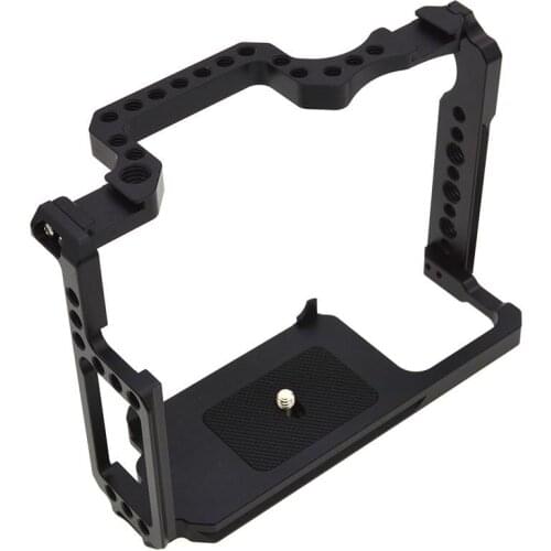 Metal Camera Video Shooting Rig Cage with 1/4'' Screw Holes 3/8'' Screw Holes for Canon 5D Mark II III IV 5Ds