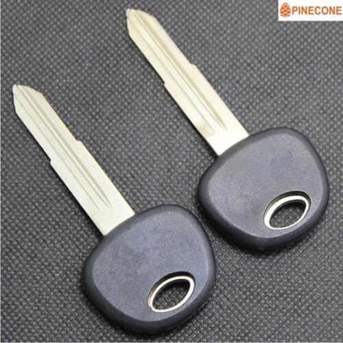 PINECONE for HYUNDAI ELANTRA TUCSON Car Key Case Uncut Left Groove HYN11 Blade Unify Replace Emergency Key Shell Casing Fob