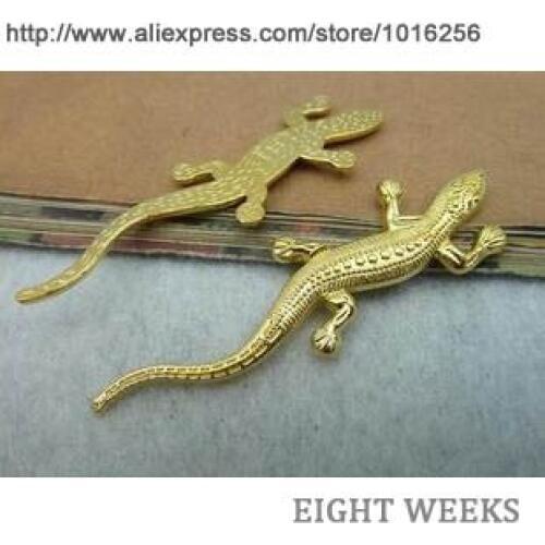 Zinc alloy pendant jewelry accessories diy handmade material charms Paste the gecko
