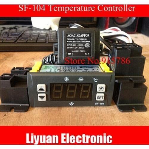 Digital display temperature controller SF-104 thermostat , Electronic temperature regulator Quaranteed 100