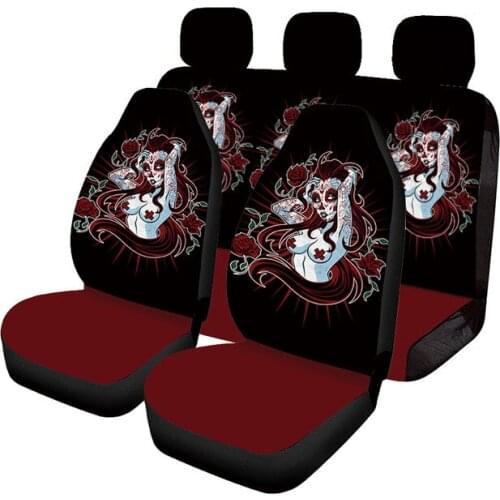 Aimaao Sexy Women Girl Car Seat Cover Fits Most Cars Truck SUV Van For VW Honda Civic 2006 2011 Bmw E46 E90 F10 Passat B8 B5