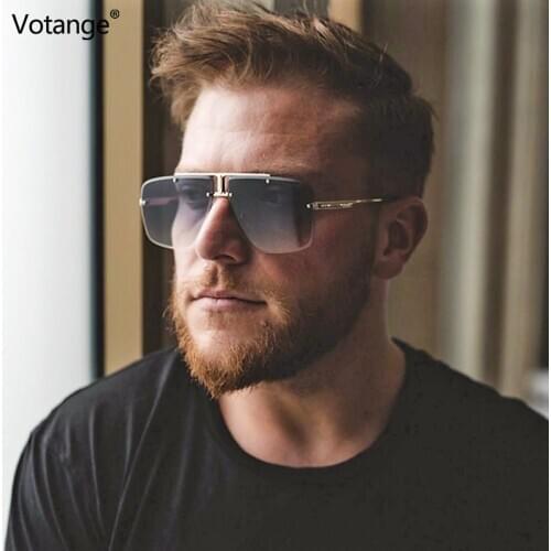 Sunglasses Men Rimless Square Glasses Shades Vintage Luxury Brand Metal UV400 Eyewear Frameless Women gafas de sol mujer E077
