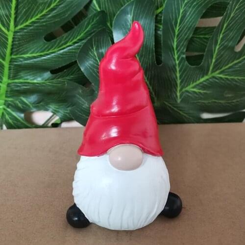 Elf Gnome Figurine Statue Garden Ornament Art Resin Craft Landscaping Yard Sculptures Decoration for Home Garden K0AB