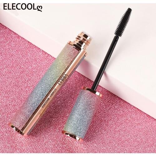 ELECOOL 4D Silk Fiber Mascara Long Thick Curling Sunflower Waterproof Rimel Maquiagem Waterproof Galaxy Tube Makeup Cosmetic