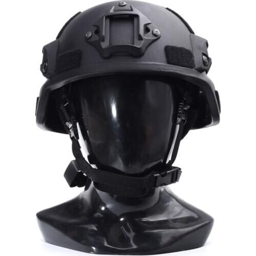 UHMW-PE High Cut BALLISTIC IIIA BULLET MICH HELMET MEDIUM BK