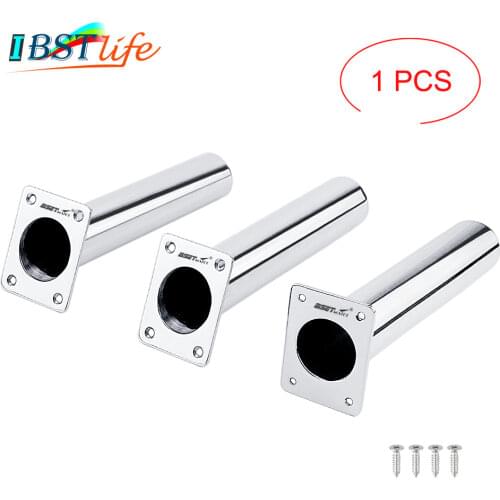 Flush Mount 0 or 20 Degree stainless steel 316 square shape flange fishing rod racks holder Bracket for boat fishing Accessories