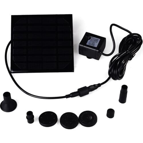 Solar Powered Water Feature Plants Pump Outdoor Garden Pool Pond Bird Bath Aquarium Fountain Home Garden Decoration Waterfall