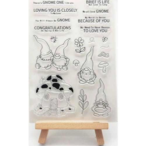 1pc Christmas Elf Silicone Clear Seal Stamp DIY Scrapbooking Embossing Photo Album Decoration Rubber Stamp Art Handmade Puzzle