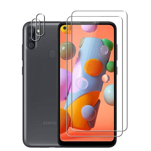 For Samsung Galaxy A11 / M11 Camera Lens Film Protective Glass Screen Protector Guard Tempered Glass