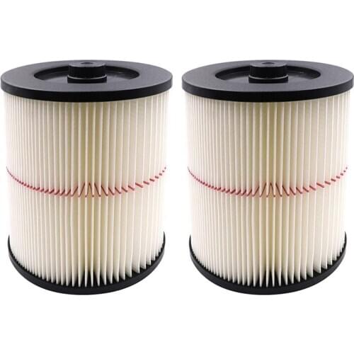 2Pack Filter for Vac Filter Craftsman 17816, 9-17816 Replacement Wet Dry Vac Air Filter for Shop Vacuum Cleaner Parts