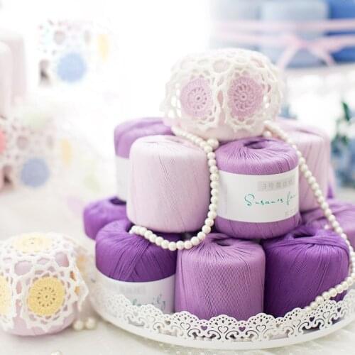 200g/lot 3# Lace Crochet Thread Cotton Thread Lace Yarn Summer Cotton Wool Fine Yarns for Hand Knitting Threads