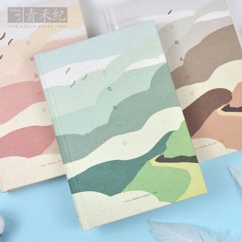 Asukagawa Small Fresh Hand Ledger Notebook Creative Notepad Simple Ins Illustration Hand Ledger