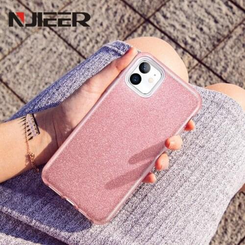 Fashion Sparkle Bling Glitter Case for iphone 11 Pro X XS MAX XR 7 8 6 6S Plus Shinning Cover Cute Girls Women Protective Cases