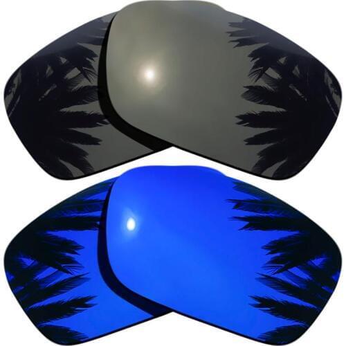 Black & Purple Mirrored Polarized Replacement Lenses for Fuel Cell Frame 100% UVA & UVB