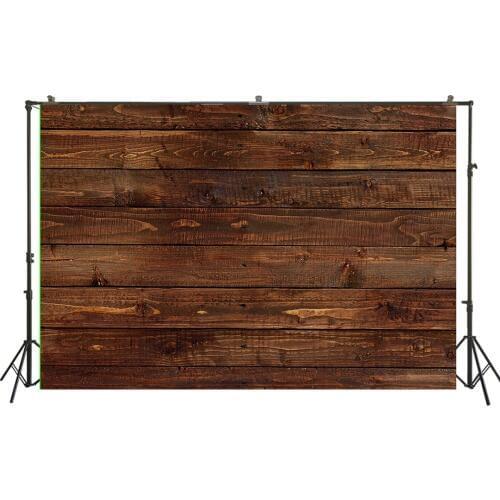 HUAYI Photography Backdrop Newborns Baby Studio Brown Wood Textured Photo Background Wooden Planks Photo Booth Floordrop W-210