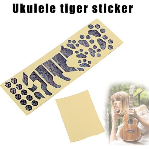 Ukulele Inlay Sticker Decal Decoration Eyecatching Art Musical Instrument Accessories FK88