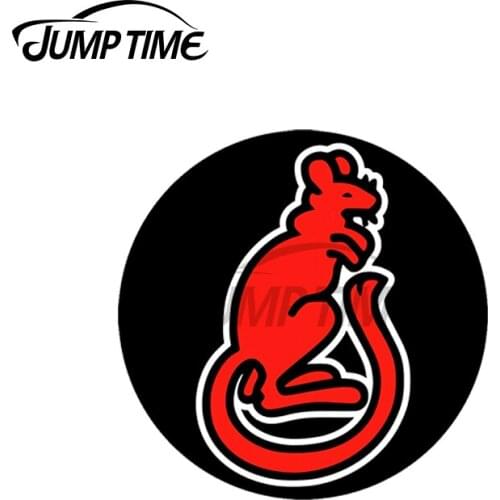 JumpTime 13 x 13cm For WW2 7th Armoured Division Desert Rats Scratch-Proof Decal Trunk Windshield Bumper Car Stickers RV Decor