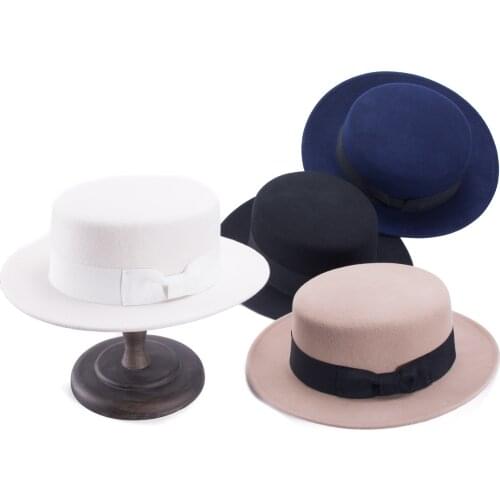 Lawliet Womens Downtown Abbey Vintage Style 100% wool Felt Church Wedding Wide Brim Hat T403