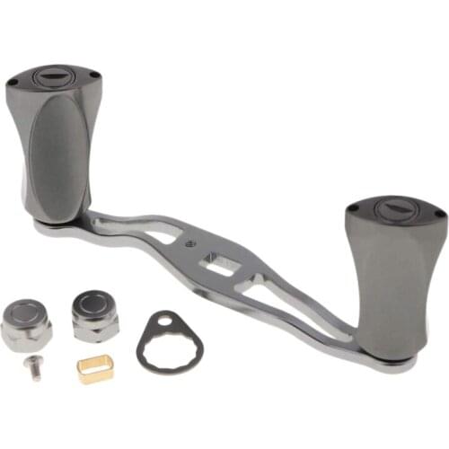 Metal Fishing Reel Handle, Baitcasting Trolling Reel Handle Ultralight for Left or Right Hand