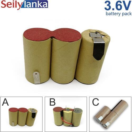 3.6V 4000mAh Ni MH battery pack Welding custom tool cd for GARDENA Black Decker Bosch Dewalt FESTOOL Hilti Hitachi Makita
