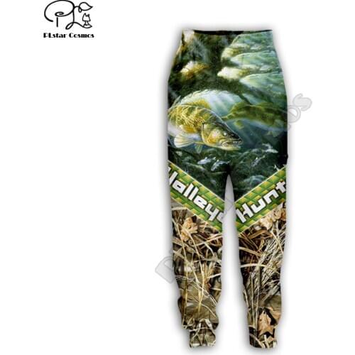 PLstar Cosmos Newest walleye fishing Pants men Novelty 3d cool Harajuku Pants Full Hip Hop Sweatpants Drop shipping