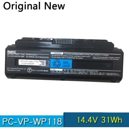 NEW Original PC-VP-WP118 OP-570-76994 Laptop Battery For NEC Laptop PC-11750HS6R 14.4V 31Wh