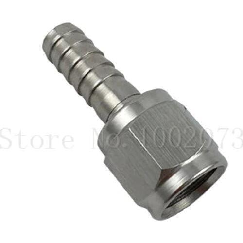 Female Flare FFL Stainless Swivel Nut 1/4 to 1/4" Barb or 5/16" Barb Adapter Kegging Homebrew Cornelius Keg MFL Quick Connectors