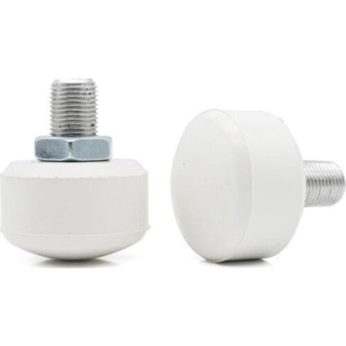 2 PCS Roller Skate Toe Stoppers Adjustable Double Row Rubber Cylindrical Roller Skates Brakes for Adults Indoor Outdoor