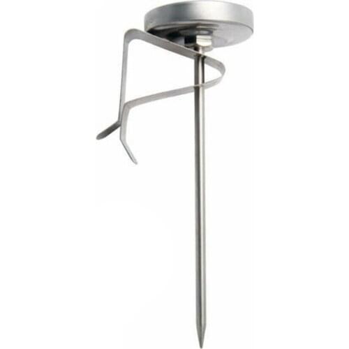 200mm Thermometer Probe Instant Read Temperature Gauge Stainless Steel for BBQ Grill Food Water Liquid Cooking Lightweight