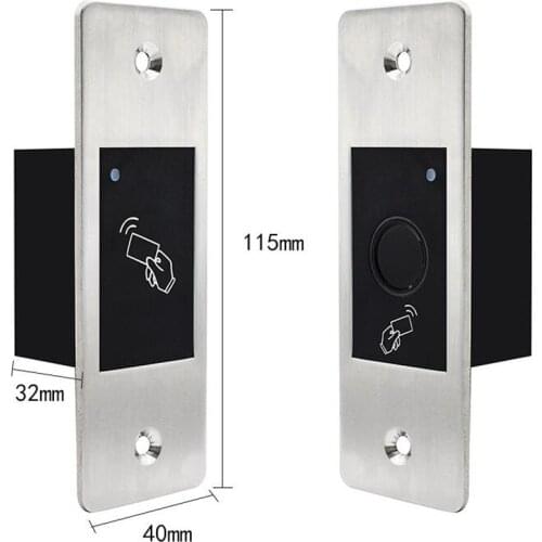 Waterproof Embedded 125KHZ Metal Access Control RFID Reader Keyless Door Opener Fingerprint Access Control All-in Machine