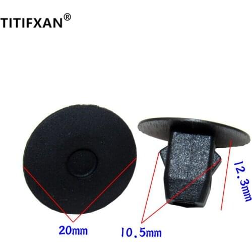 20PCS Auto front bumper fender Interior panel clip for Honda Accord CRV Civic City fastener