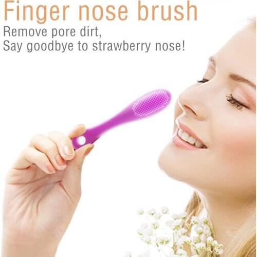 1PC Blackhead Cleanser Nose Pore Wash Pad Brush Cleaner Remover Finger Exfoliating Cleansing Skin Care Beauty Facial Care Tools