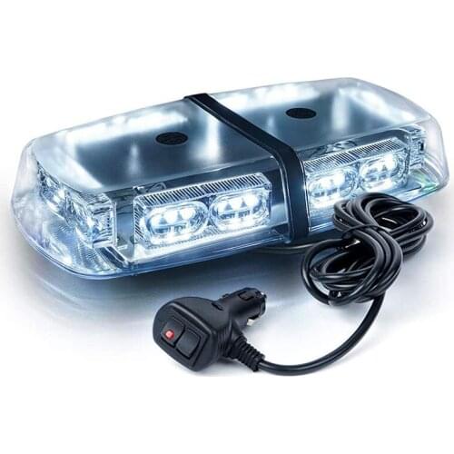 12V Car Roof Amber Strobe Warning Light 36 LED Flashing Emergency Alarm Lamp Police Fire Truck Car Roof Flash Alarm Lamp Beacon