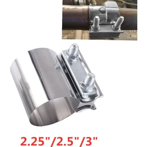 2.25"/2.5"3.0" Lap Joint Exhaust Band Clamp Preformed Stainless Steel for Exhaust Pipe Connection RS-CR1013