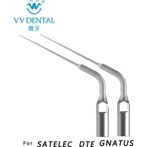 2pcs Dental Endo Tips Ultrasonic Scaler Endodontic File scaling Tips ED4 For Dental Satelec Woodpecker DTE