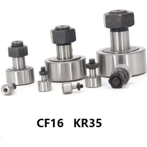 5pcs/lot CF16 KR35 Cam follower Stud type track rollers Needle Bearings KRV35