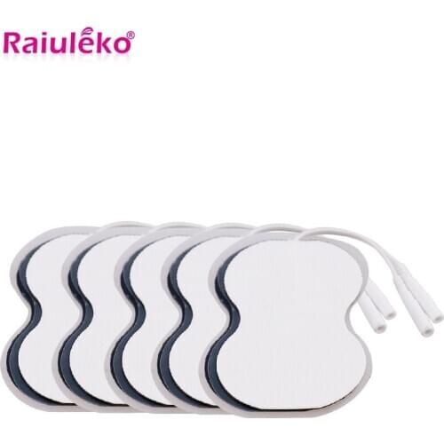 50Pcs Non-Woven Massage Gel Patch Relaxation Reusable Electrode Pads 2mm For Muscle Stimulator Tens Acupuncture Therapy Massager