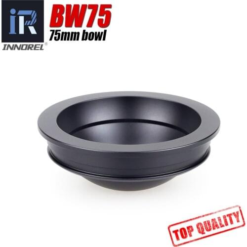 75mm bowl Aluminum Alloy Tripod Bowl Adapter for tripod Half Ball for video fluid head tripod