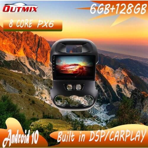 Android10.0 6G+128GB ROM FOR Ford ranger f250 2011-2014 Car Stereo Radio Multimedia Video Player Navigation GPS Built-in carplay