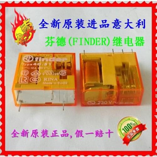 Free shipping lot(2pieces/lot)100%Original New 40.51.8.230.0000 40.51 230VAC 5PINS 10A Power Relay