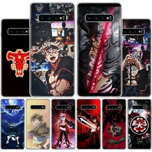 Manga Anime Black Clover Cover Phone Case For Samsung Galaxy S10 S20 Ultra Note 10 9 8 S9 S8 Plus Pro Lite S7 S6 J4 J6 J8 + Coqu