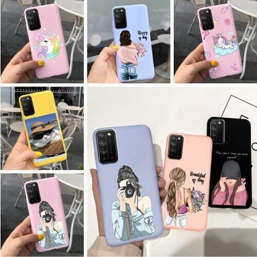 Honor 10X Lite Phone Case For Huawei Honor 9X Premium Honor9X X10 Cover Cartoon TPU Silicone Coque on HonorX10 10 X 9X Lite Case