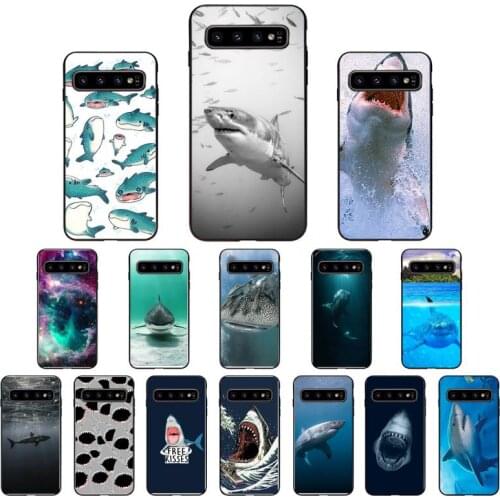 Ocean Whale Sharks fish Shark Phone Case For Samsung Galaxy S10E S20 Ultra S10 S21 S7 S8 S9 Plus S21Ultra S20FE