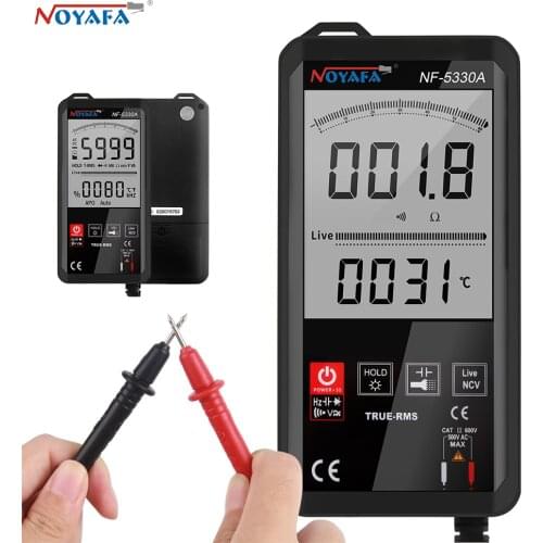 Noyafa NF-5330A Digital Multimeter Counts LCD Color Display DC AC Voltage Capacitance Diode Meter Continuity Tester
