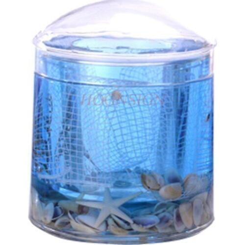 Cotton Swab Box High-grade Acrylic Toothpick Transparent Cover Storage Box Desktop Storage Box Sale