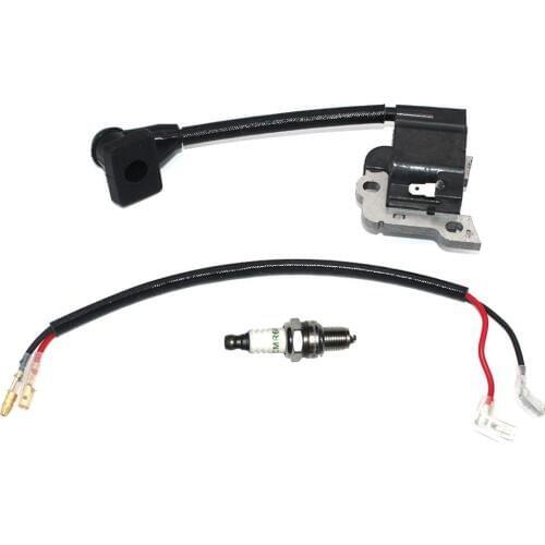 Coil Assy Ignition with Spark Plug CMR6H for Honda GX35 GX35NT HHT35S Brushcutter Parts# 30500-Z0Z-013 30500-Z3F-013