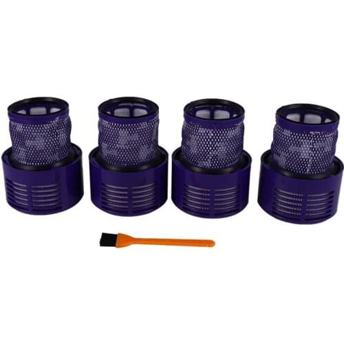 4 Pack Washable Filter Unit For Dyson V10 Sv12 Cyclone Animal Absolute Total Clean Vacuum Cleaner