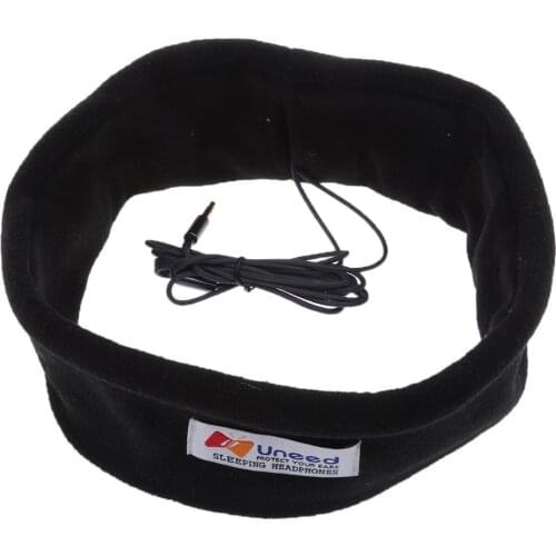 Soft Wired Sleep Headphones Comfortable Eye Mask for Sleeping Sports Travel