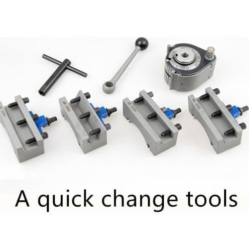 Lathe Quick Change Tool Post Set 20x20mm tool rest for Swing over bed 150-300mm