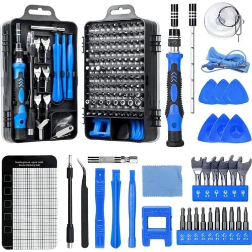 140-In-1 Precision Screwdriver Set - Mini Drill for DIY Electronic Repairs - Computer- Micro PC, iPhone,With Anti-Static Strap